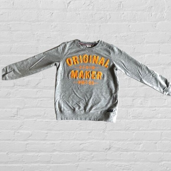 NWOT Name It Cotton Gray sweatshirt - Picture 1 of 8